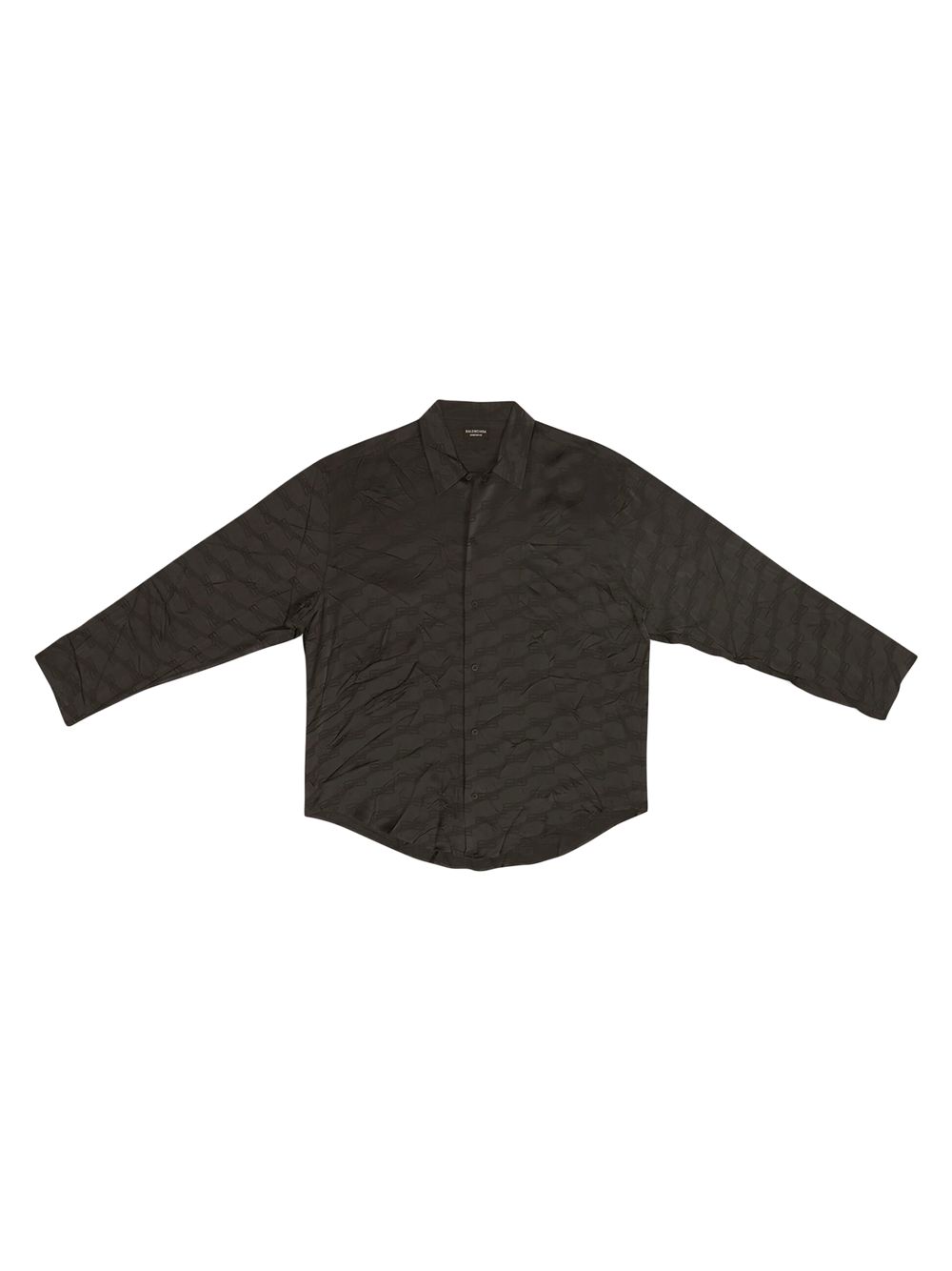 Миниатюрная рубашка с монограммой Bb Balenciaga, черный