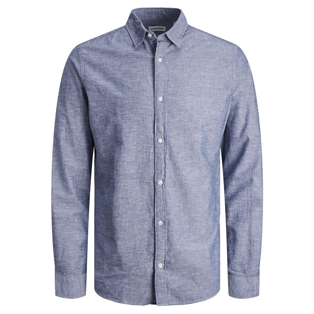 

Рубашка с длинным рукавом Jack & Jones Linen Plus, серый