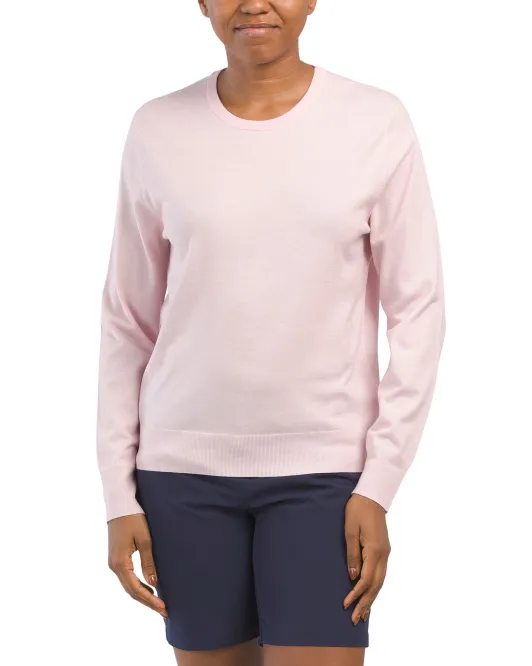 

Топ Excursionist Flex из мериносовой шерсти Peter Millar, цвет Cherry Blossom
