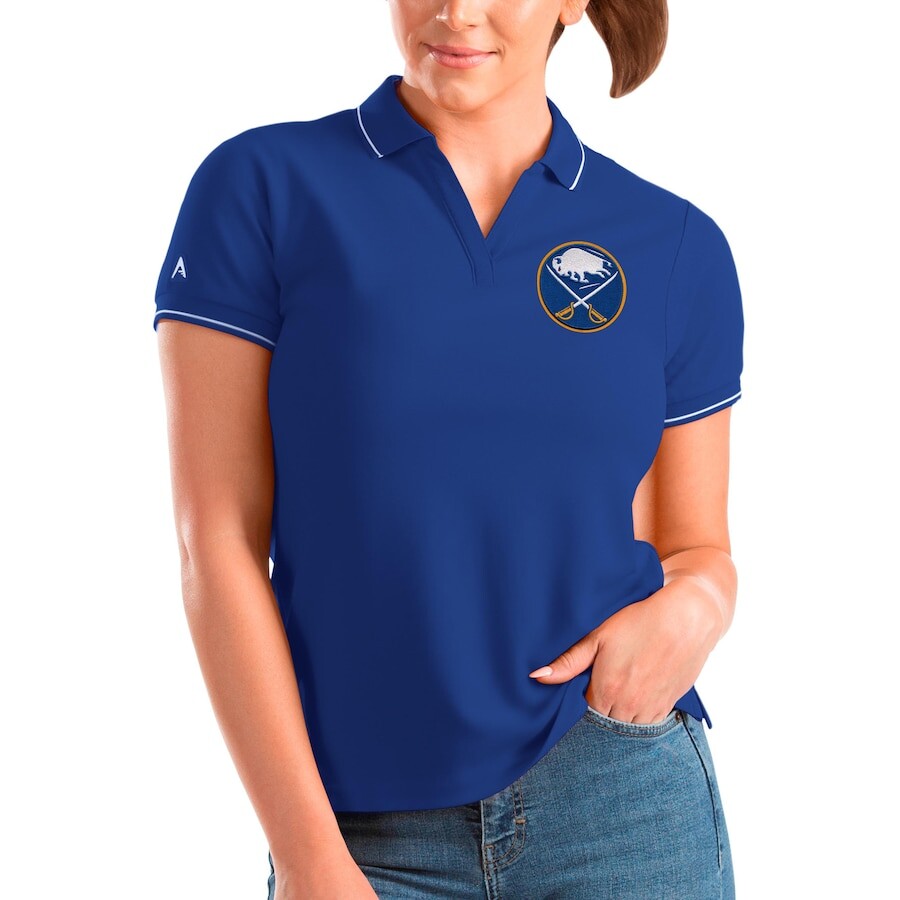 

Поло с коротким рукавом Antigua Buffalo Sabres, роял