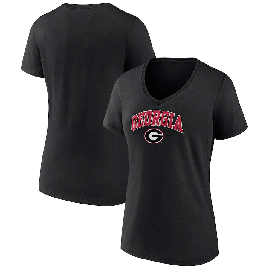 

Футболка с коротким рукавом Fanatics Branded Georgia Bulldogs, черный