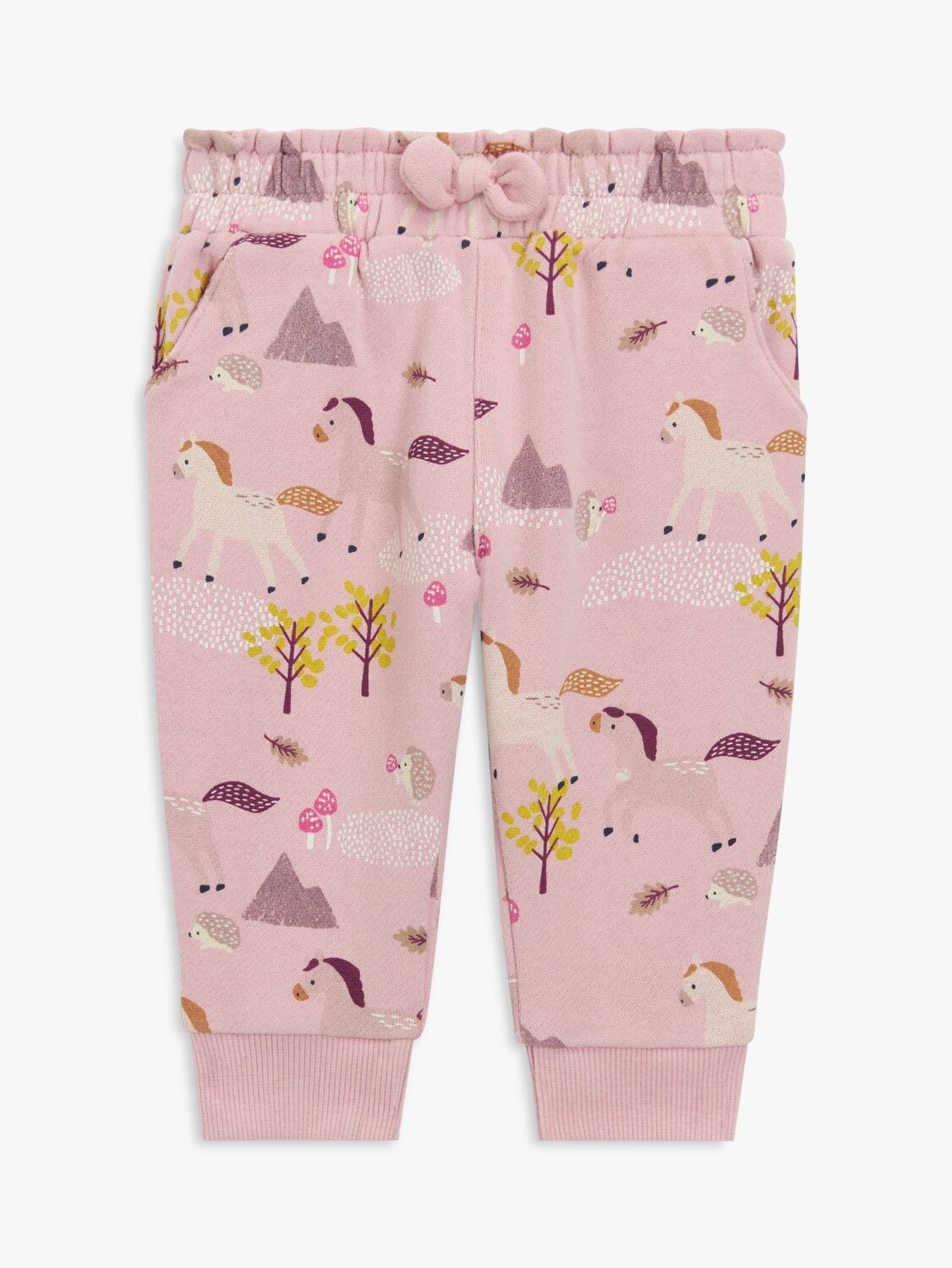 

Детские джоггеры с пони John Lewis, розовый