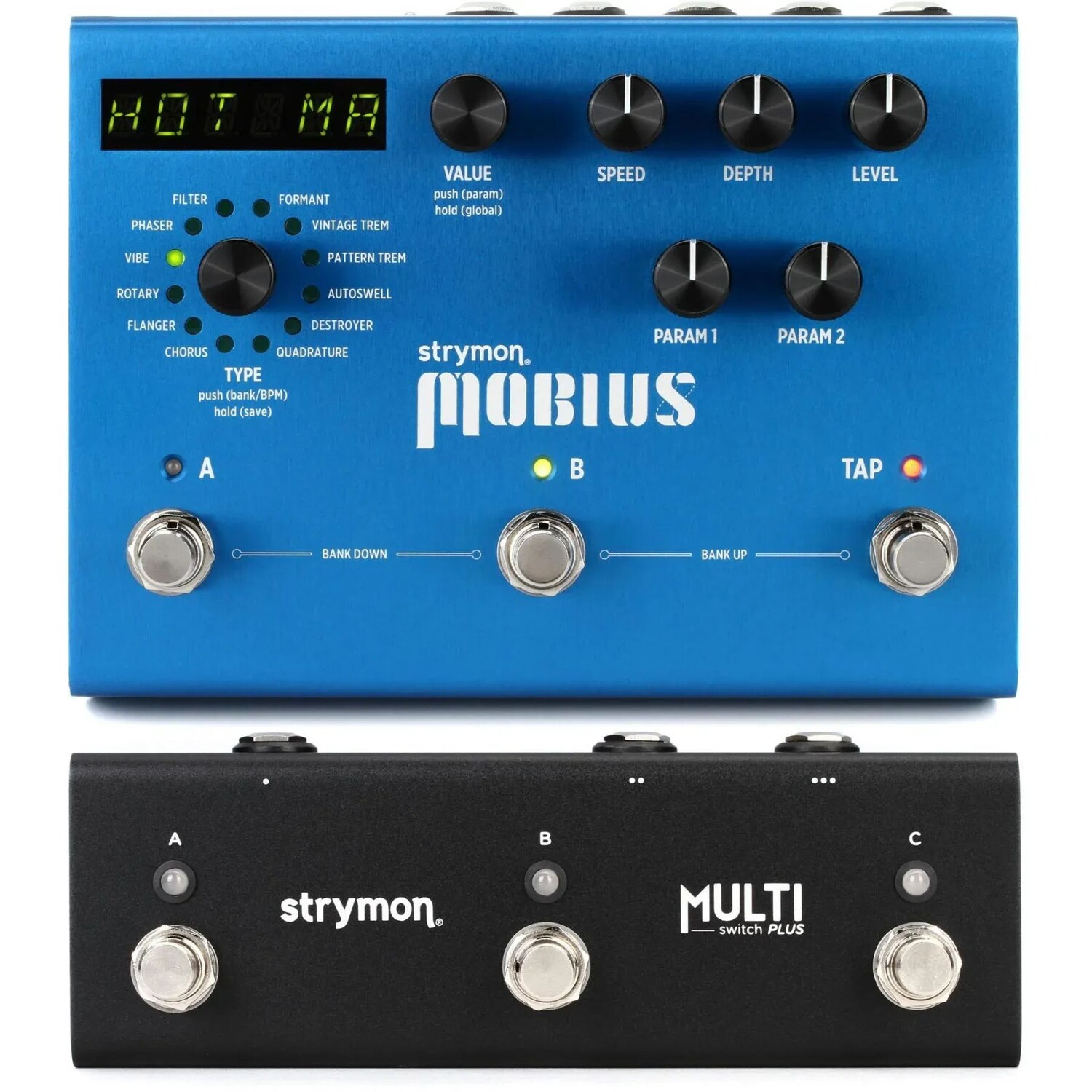 

Педаль многомерной модуляции Strymon Mobius и пакет Multi Switch Plus Pack