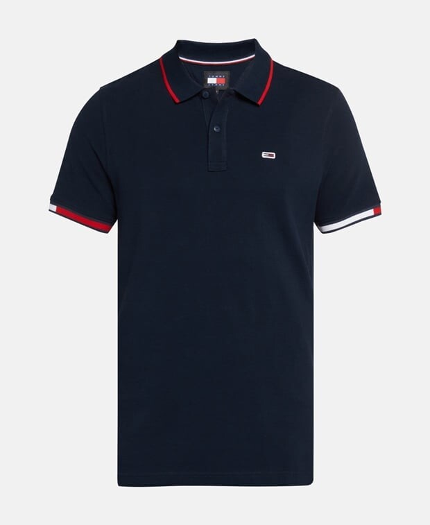 

Рубашка поло Tommy Jeans, темно-синий