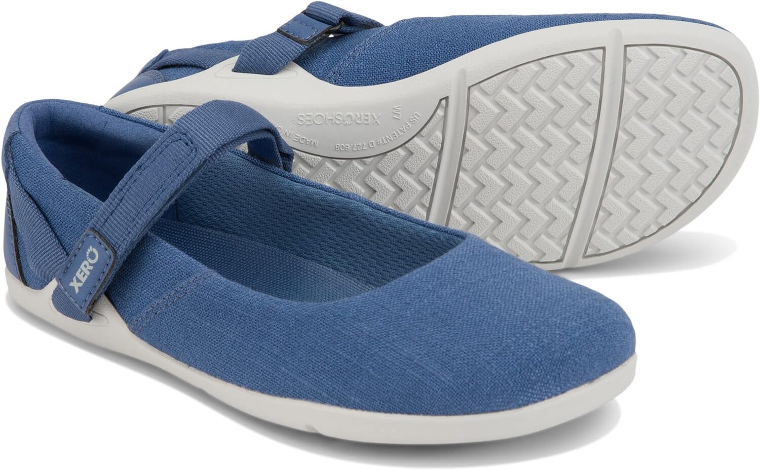 

Балетки Cassie Xero Shoes, цвет Hemp Moonlit Blue
