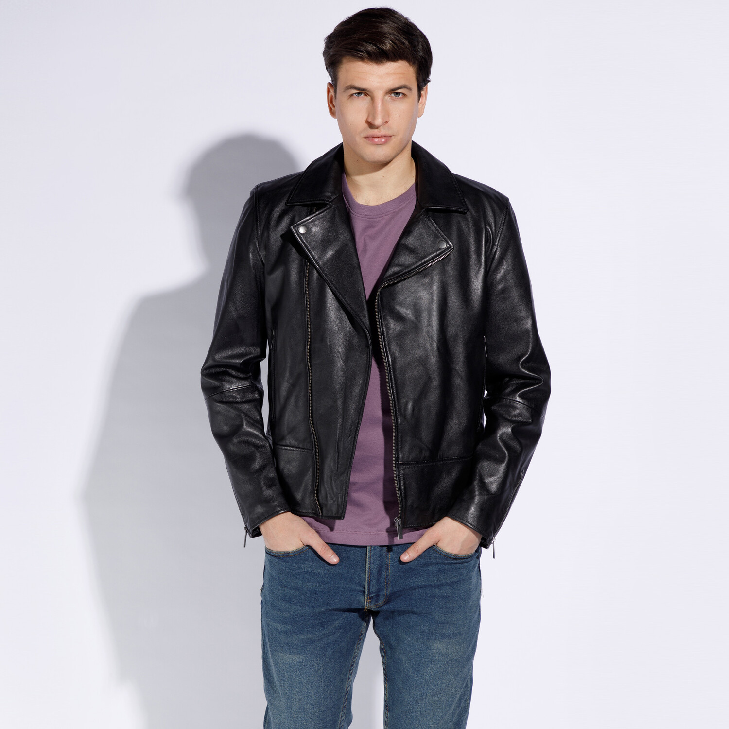 

Кожаная куртка Wittchen Stylish leather jacket, man, черный