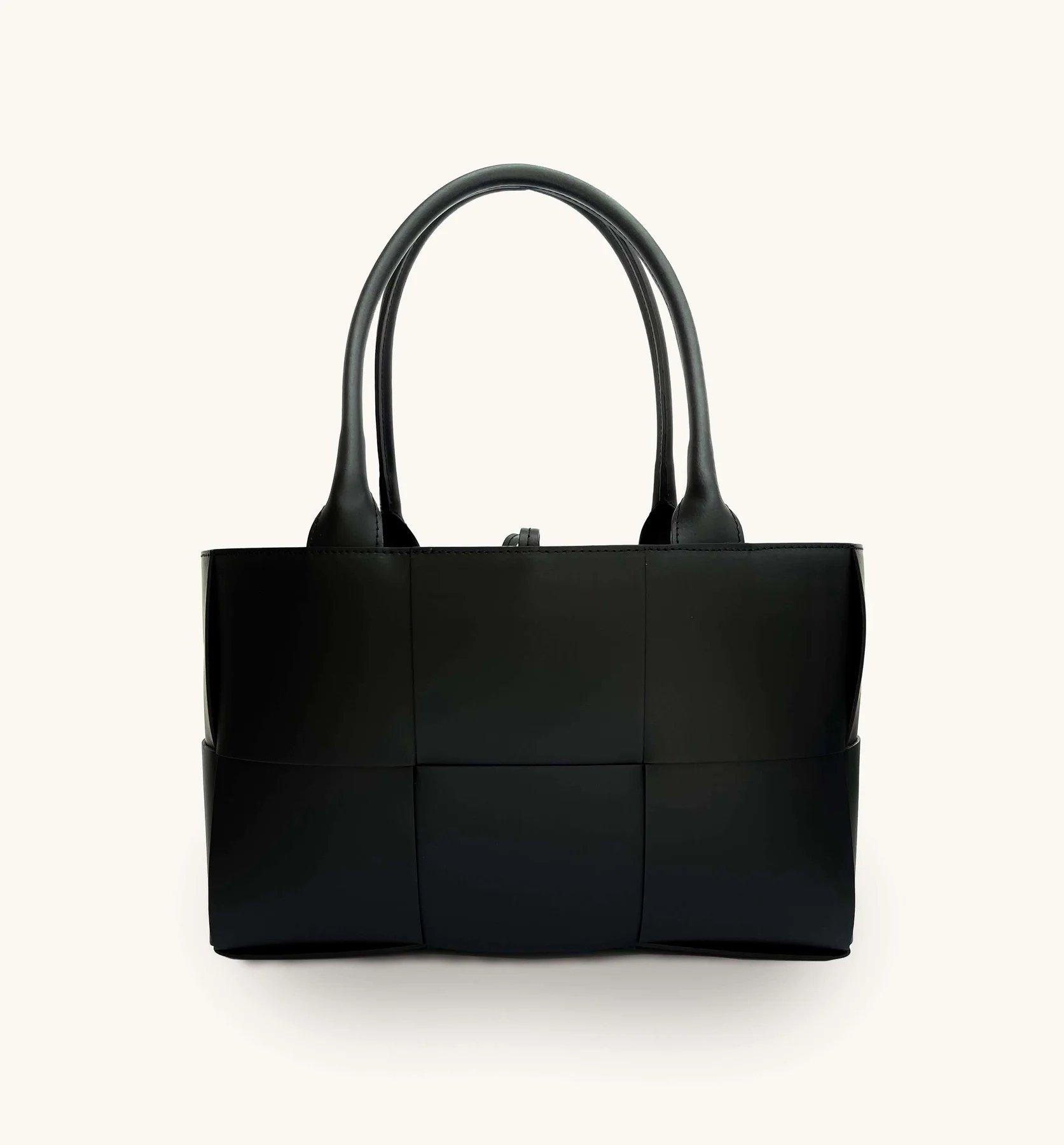 Черная кожаная сумка-тоут Tori Apatchy London, черный кошелек gabs gmoney01 ruga basic красный
