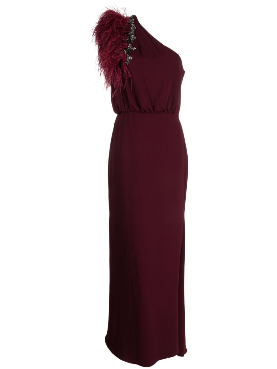 

Badgley Mischka платье Mesmerizing на одно плечо, красный