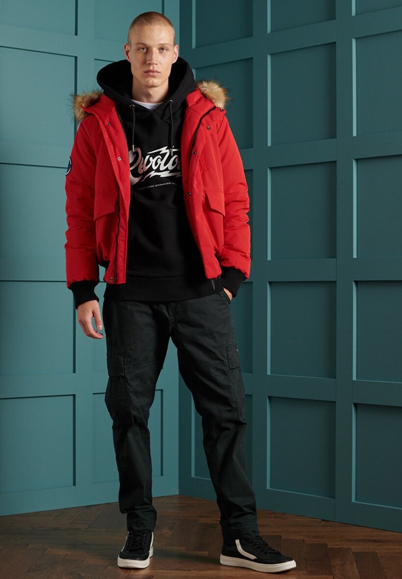 

Зимняя куртка Superdry ЭВЕРЕСТ, цвет high risk red