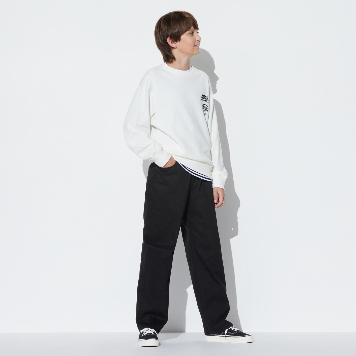 

Джинсы UNIQLO широкие, черный