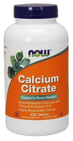 Calcium Citrate - Цитрат кальция (250 таблеток) Now Foods цитрат кальция цитрат кальция 227 г now foods