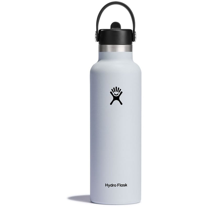 

Стандартная бутылка с гибкой соломенной крышкой Hydro Flask, белый