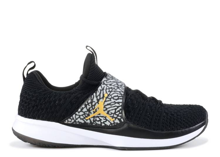 

Кроссовки Air Jordan JORDAN TRAINER 2 FLYKNIT 'BLACK METALLIC GOLD', черный