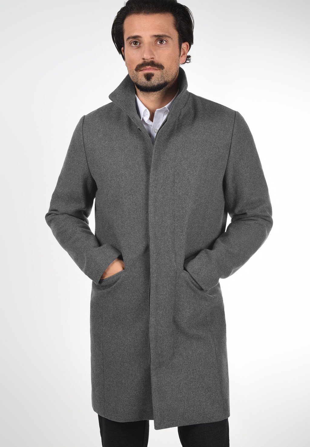 Классическое пальто Solid