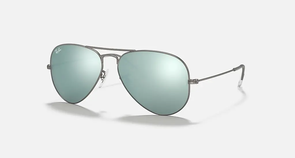 

Солнцезащитные очки Ray-Ban AVIATOR FLASH LENSES, серебряный