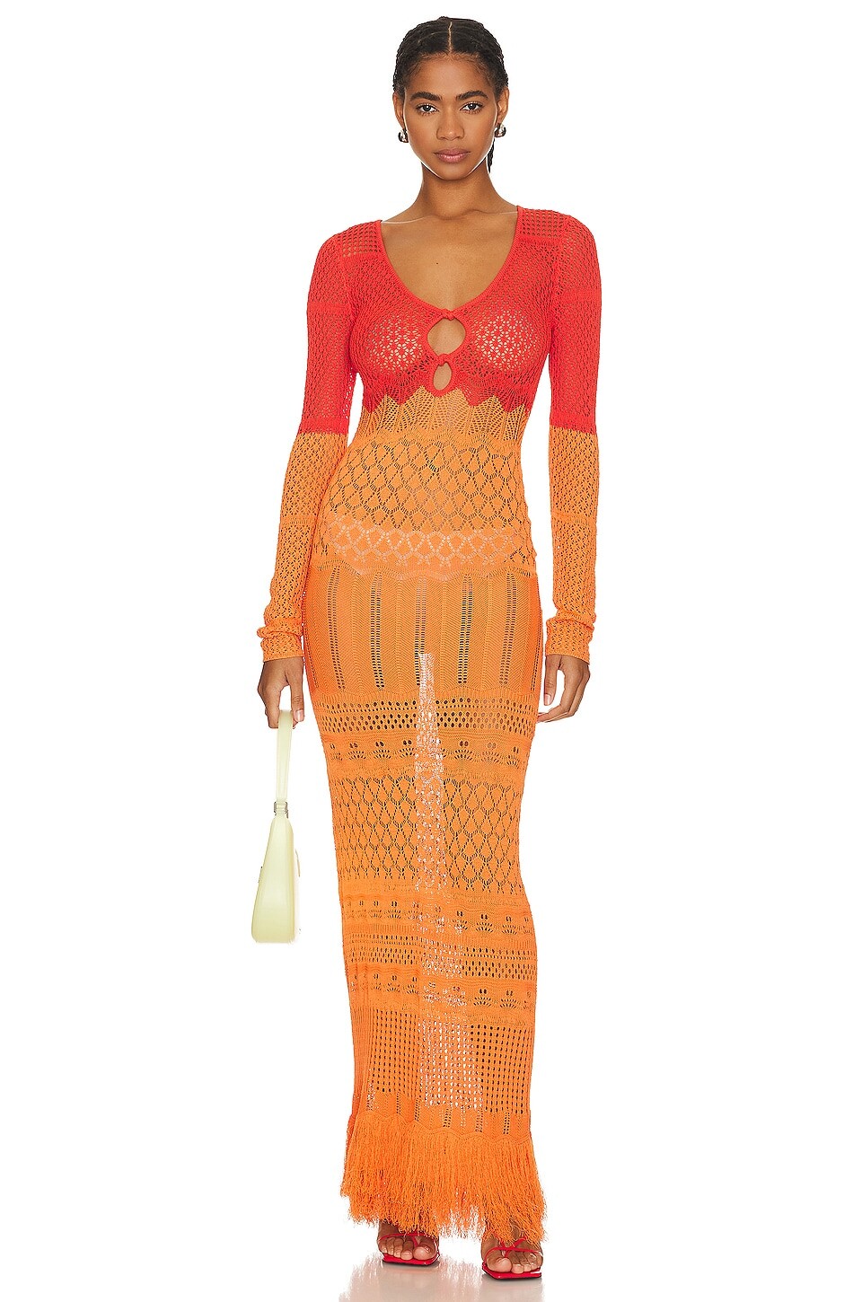 

Платье Ronny Kobo Soth, цвет Orange Multi