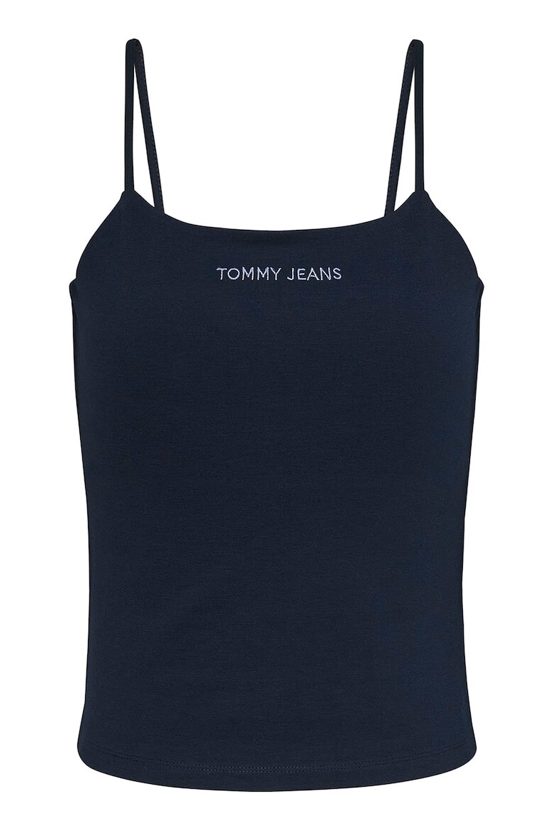 

Топ с логотипом на груди Tommy Jeans, синий