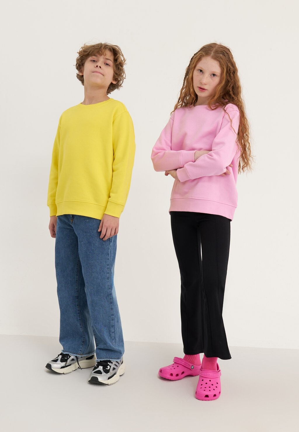 

Толстовка UNISEX 2 PACK Yourturn Kids, цвет yellow/pink