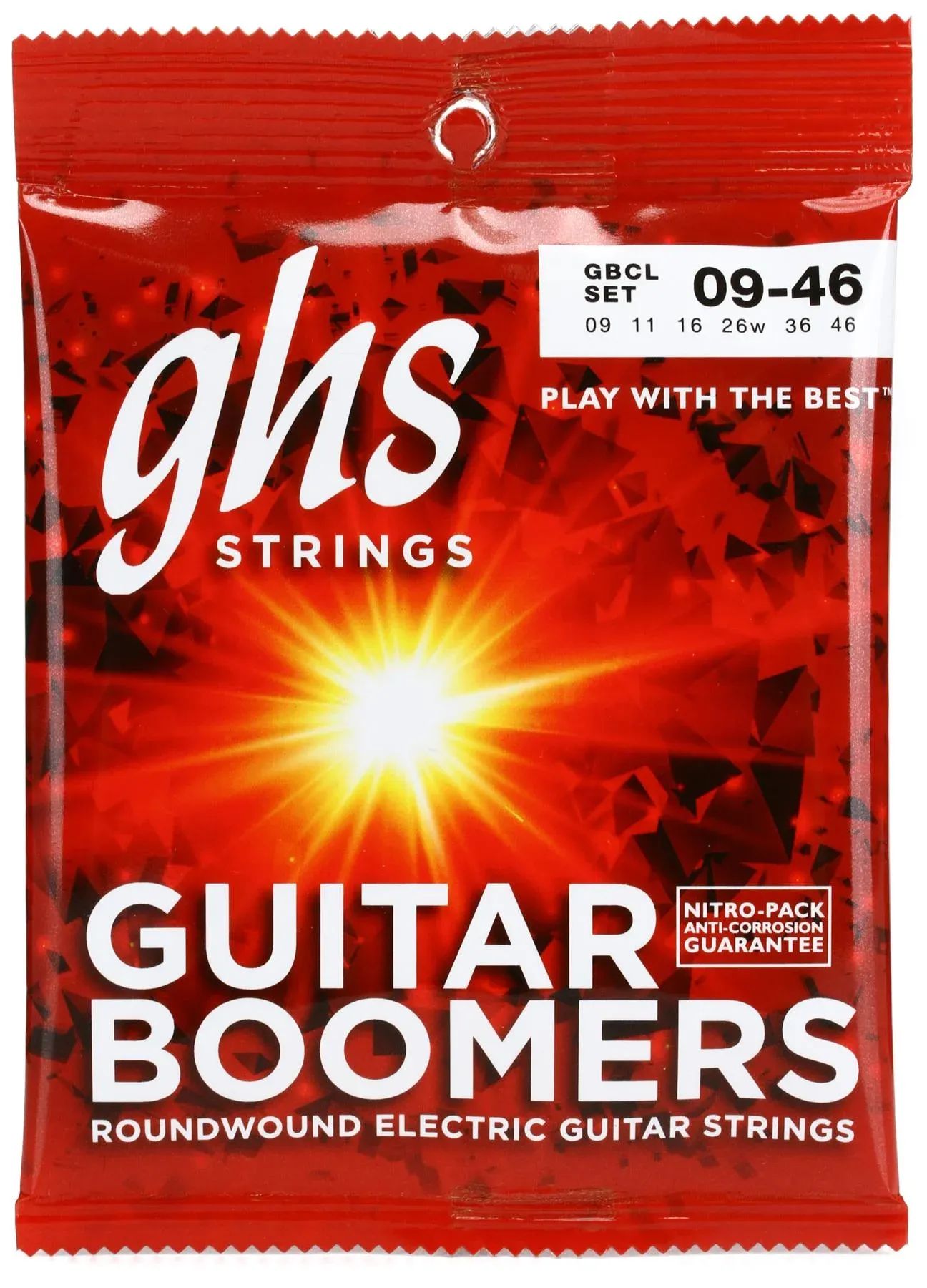 

Струны для электрогитары GHS GBCL Guitar Boomers — .009-.046 Custom Light