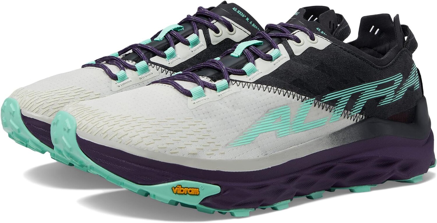 

Кроссовки Mont Blanc Altra, цвет Black/Green, Черный