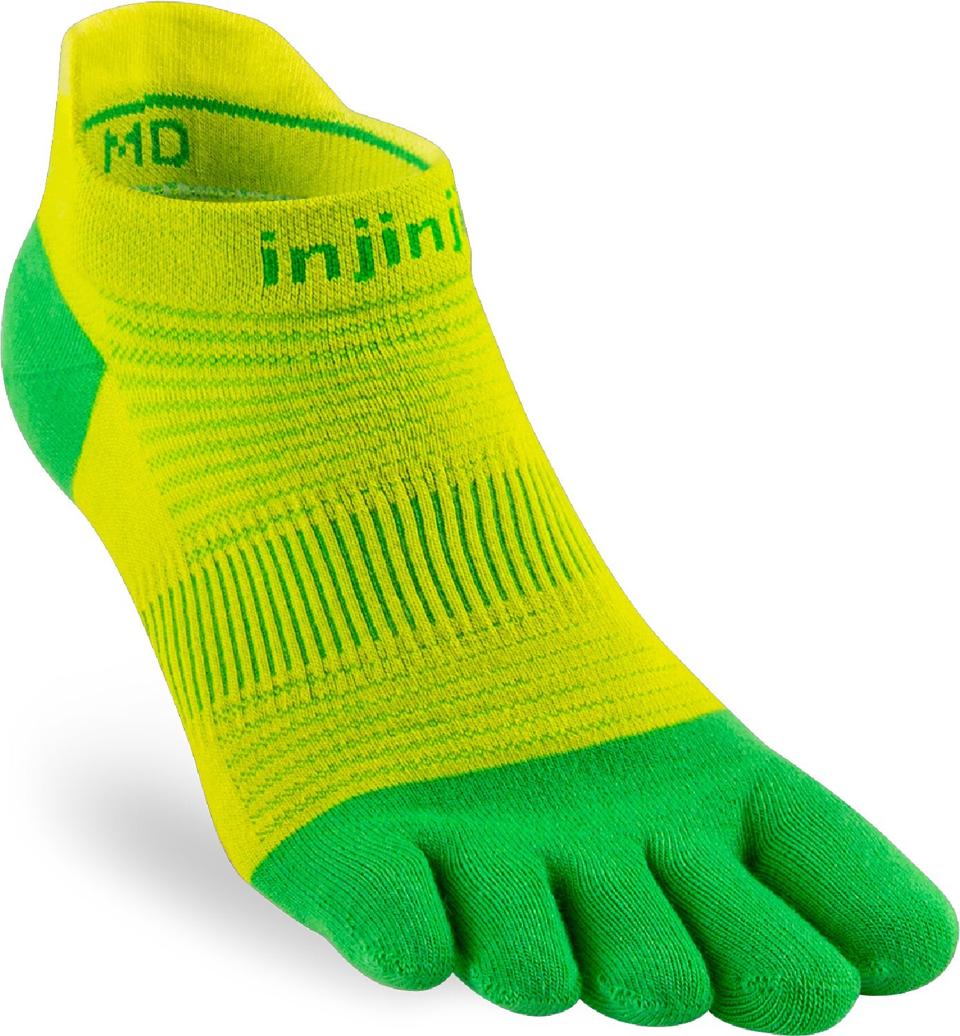 

Легкие носки-неявки для бега Injinji, зеленый
