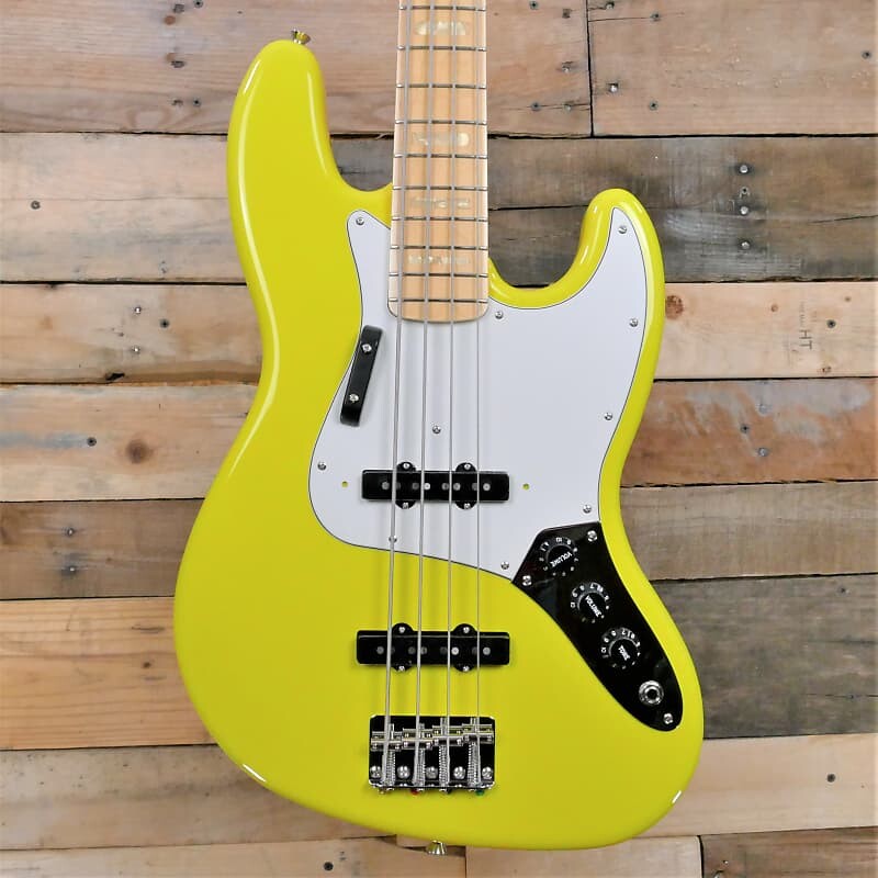 

Басс гитара Fender Limited MIJ International Color Jazz Bass Monaco Yellow - Lightweight 8lbs 13oz