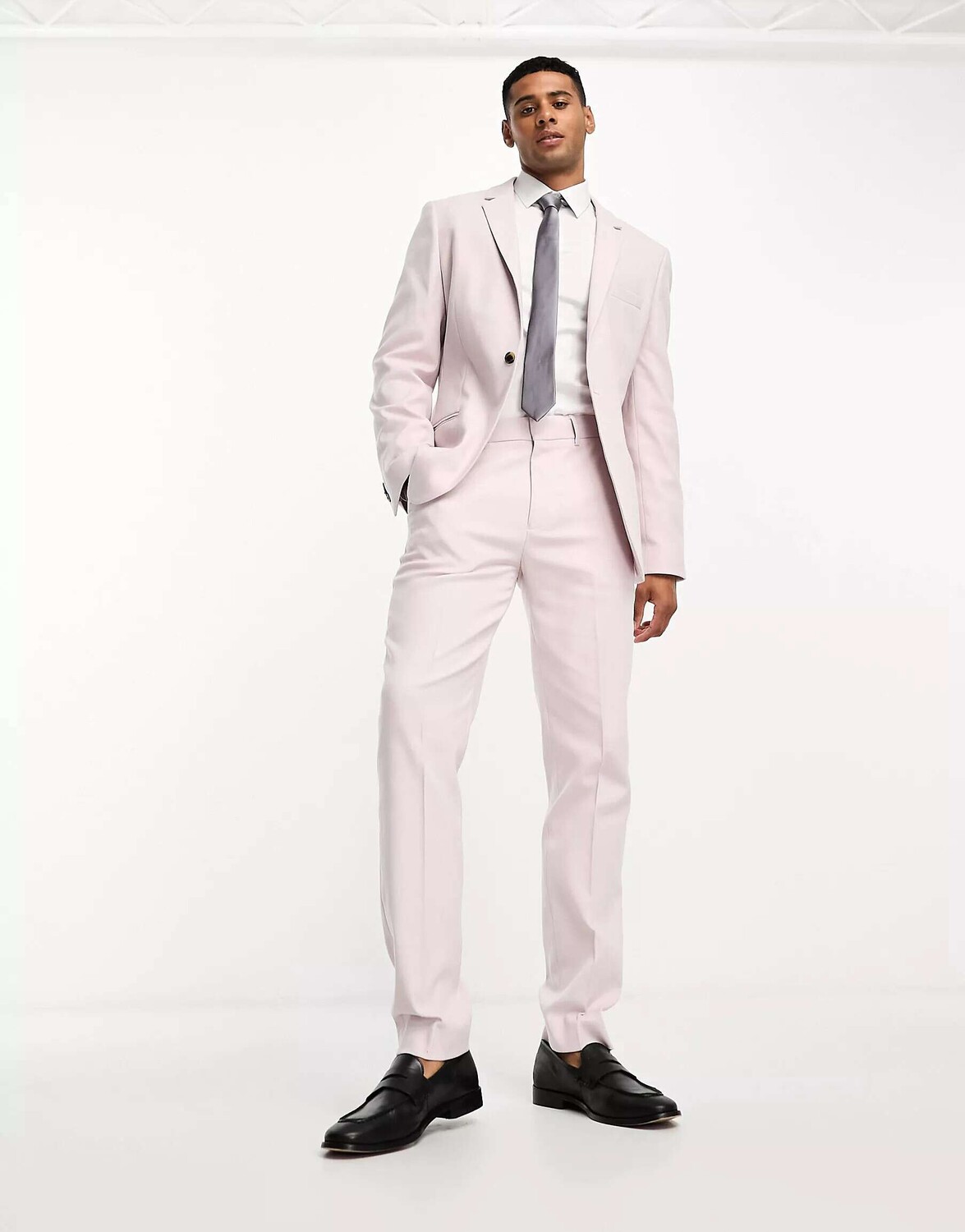

Красные узкие оксфордские брюки ASOS, Красный