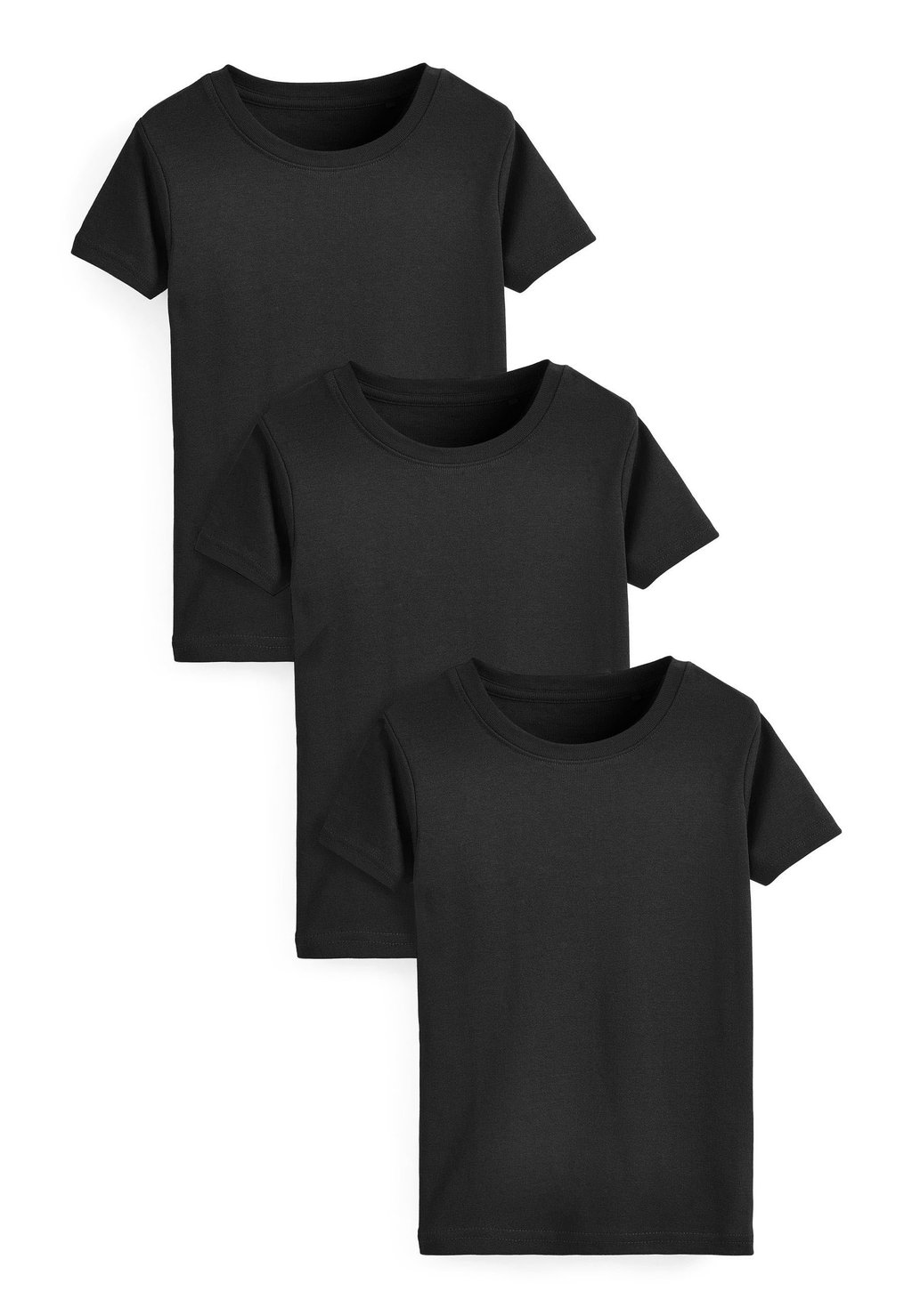футболка базовая 3 pack basic burnell Базовая футболка 3 PACK Next, черный