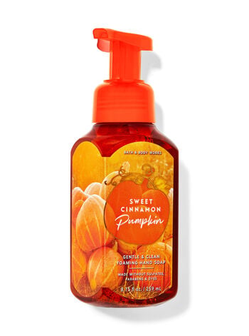 

Нежное пенящееся мыло для рук Sweet Cinnamon Pumpkin, 8.75 fl oz / 259 mL, Bath and Body Works