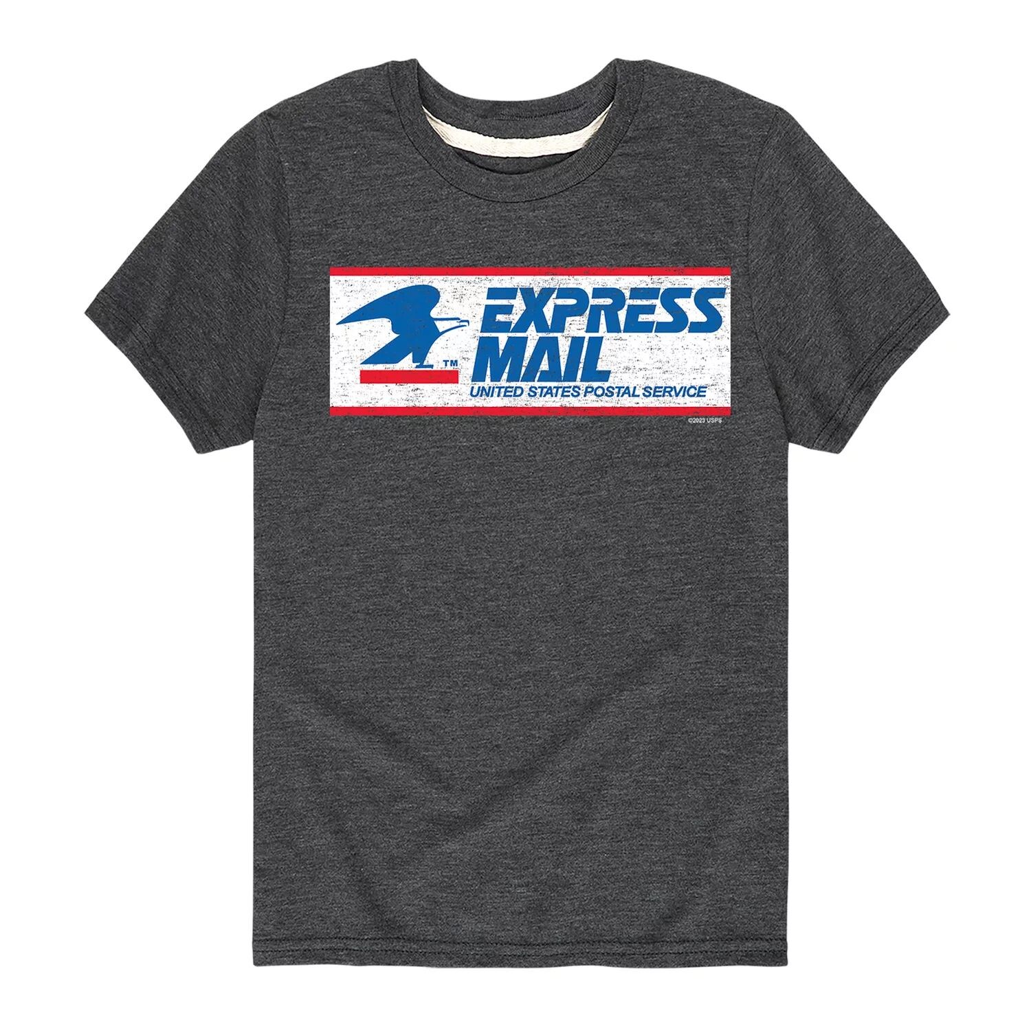 

Футболка с рисунком USPS Express Mail для мальчиков 8–20 лет Licensed Character, серый