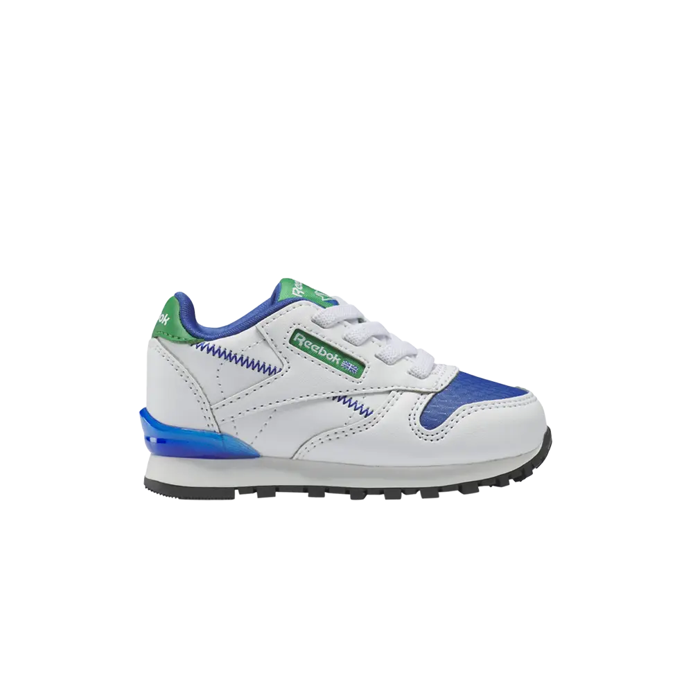 

Кроссовки Classic Leather Step Flash Toddler Reebok, белый