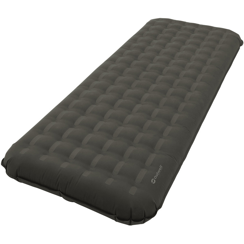 Flow Airbed Одноместный надувной матрас Outwell, черный улучшенный одноместный номер со встроенным спальным ковриком с насосом outwell синий
