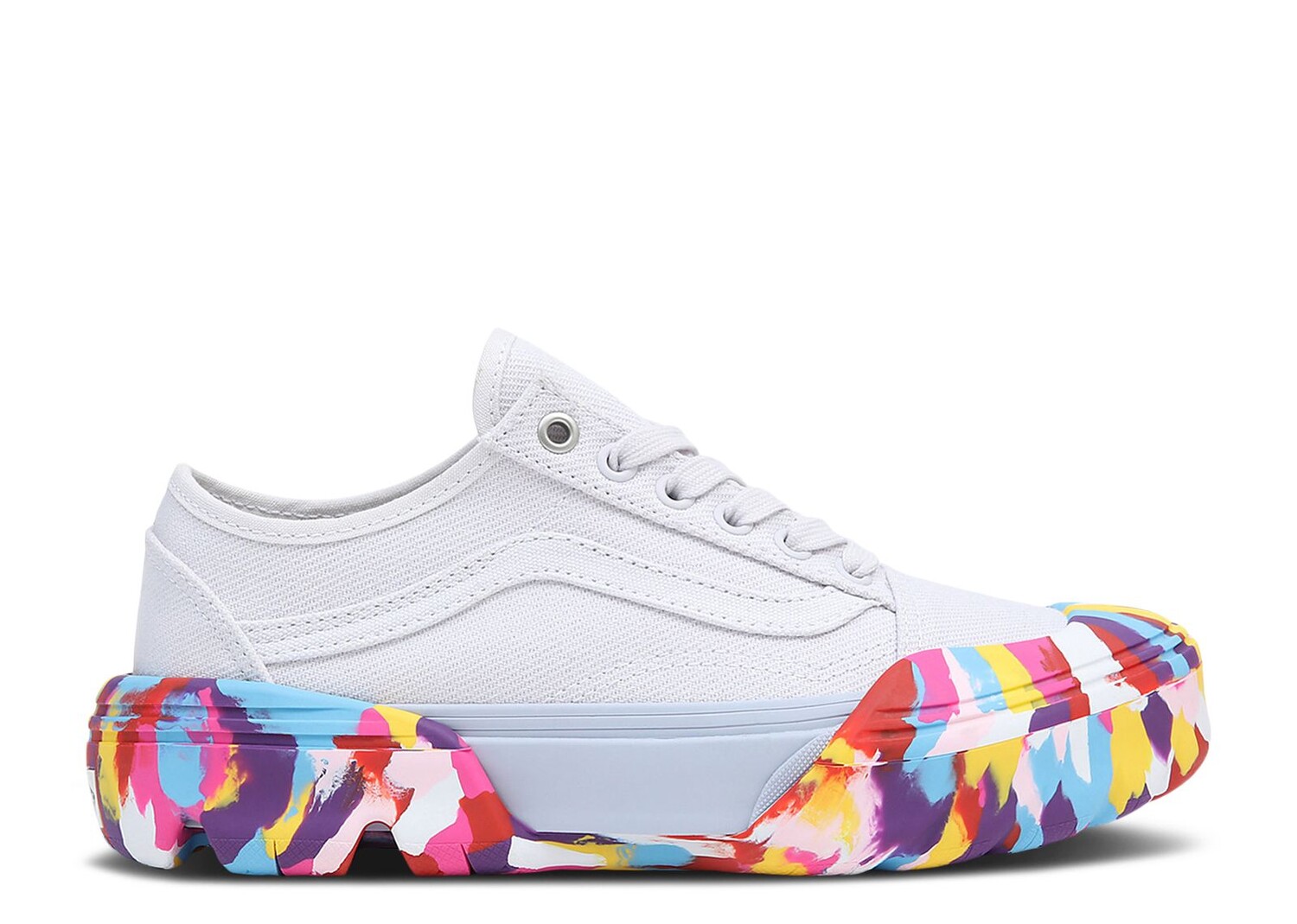 

Кроссовки Vans Old Skool Tapered Modular 'Rainbow Swirl', белый