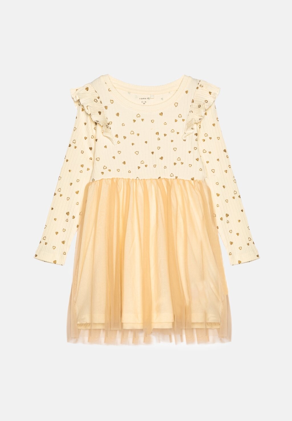 

Платье дневное NMFROYANE DRESS Name it, цвет buttercream