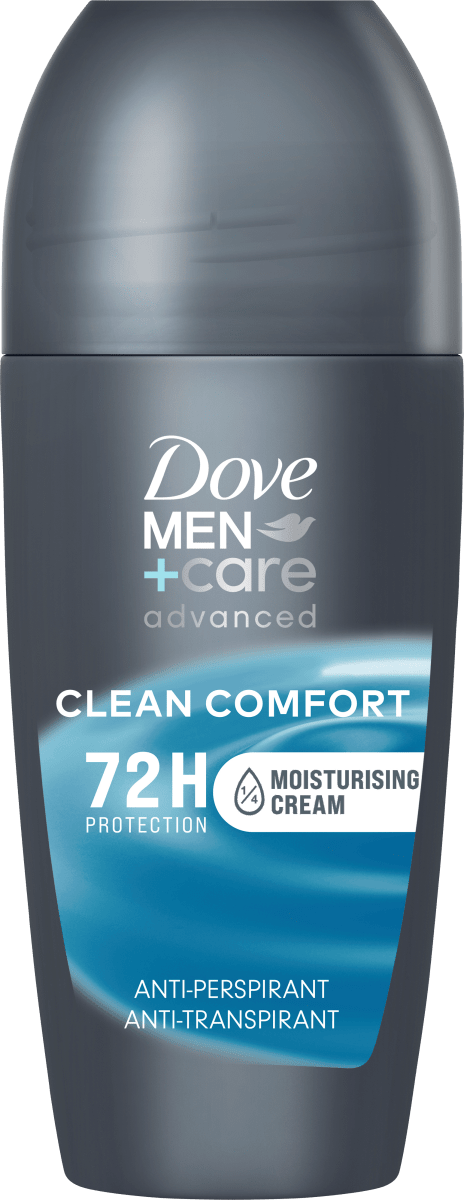 Шариковый антиперспирант Advanced Clean Comfort 50 мл Dove MEN+CARE кусковое мыло dove men care 3 n 1 extra fresh 4 куска по 3 75 унции 106 г каждый