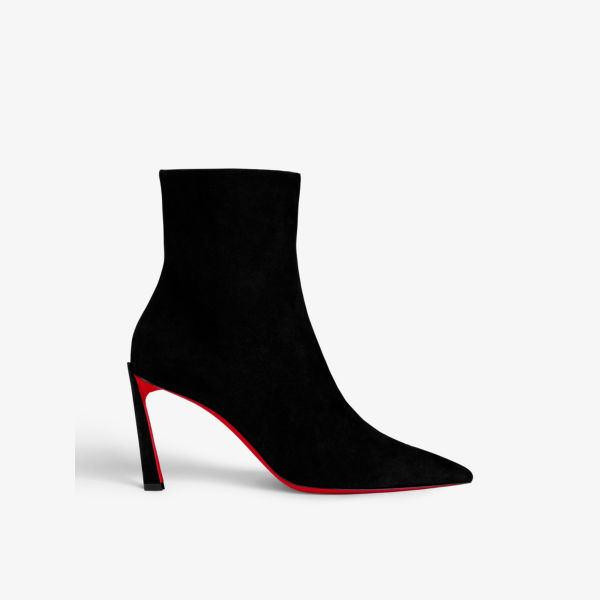 

Замшевые ботильоны Condora 85 Christian Louboutin, черный