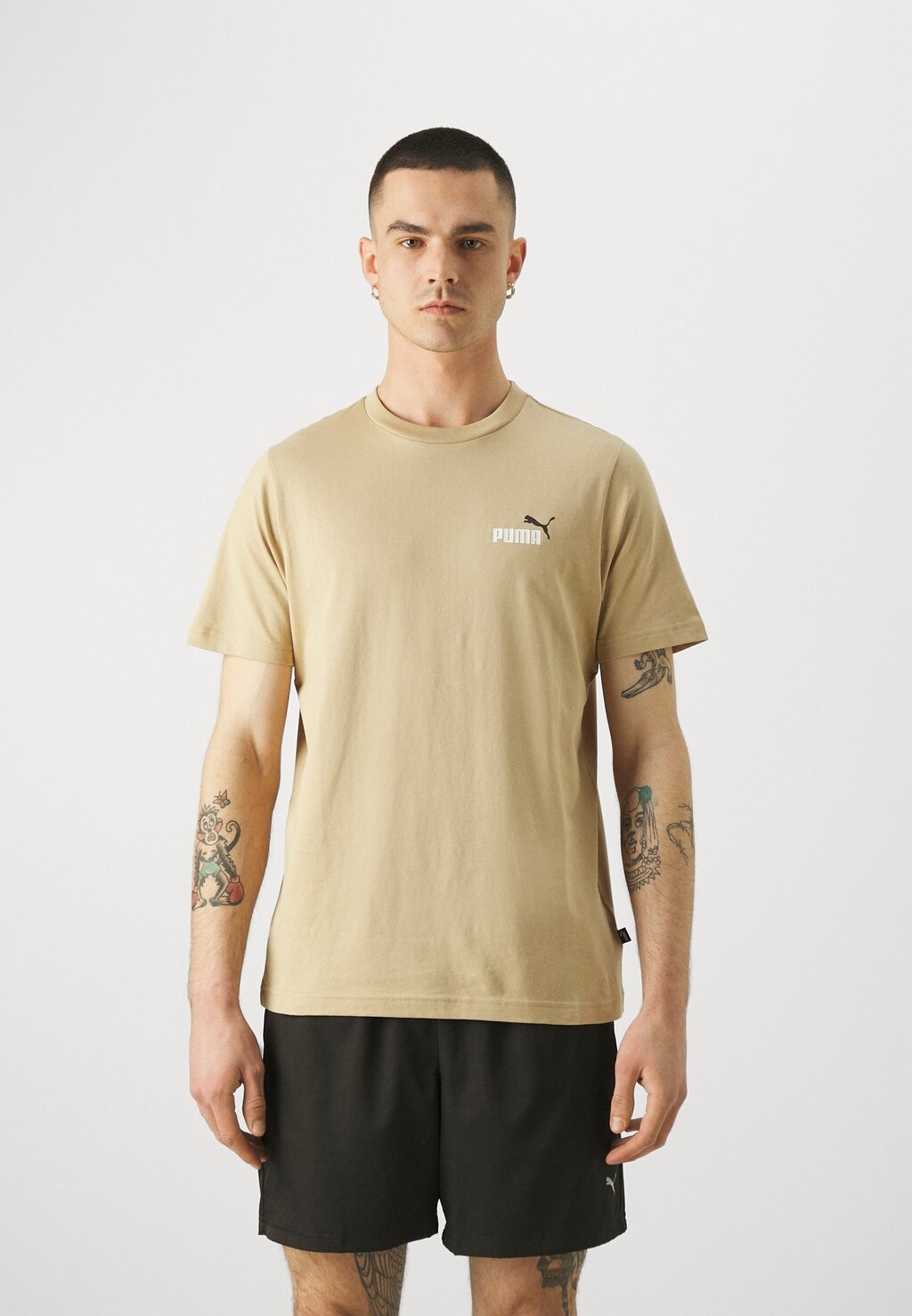 

Базовая футболка Small Logo Tee Puma, цвет prairie tan