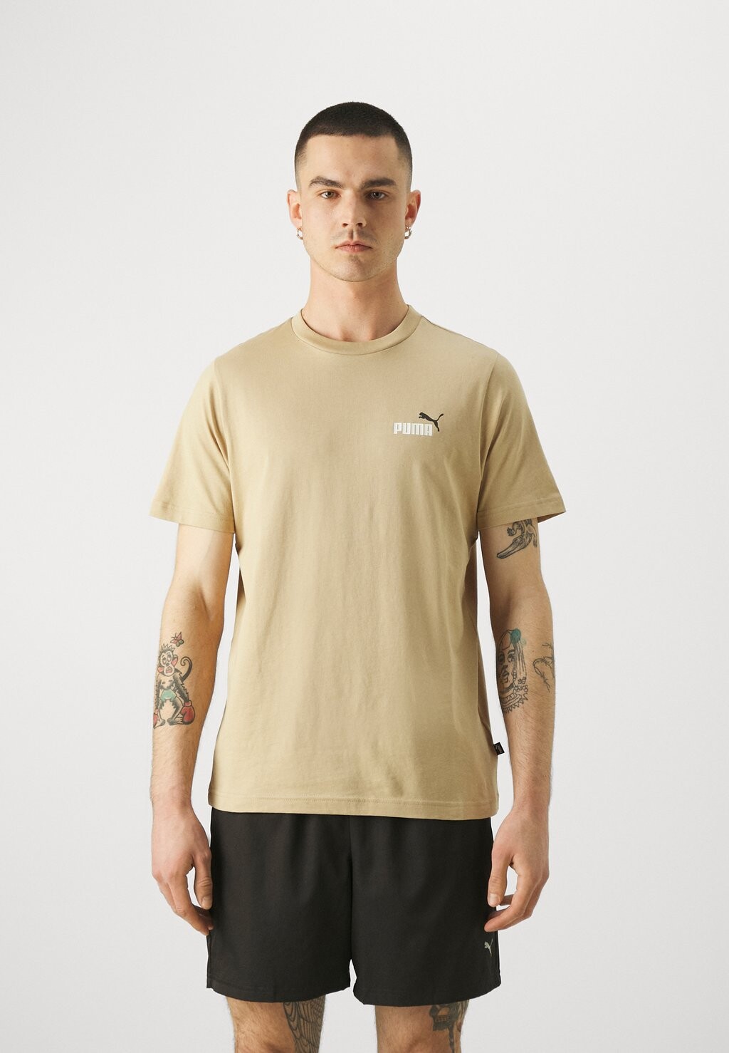 цена Базовая футболка Small Logo Tee Puma, цвет prairie tan