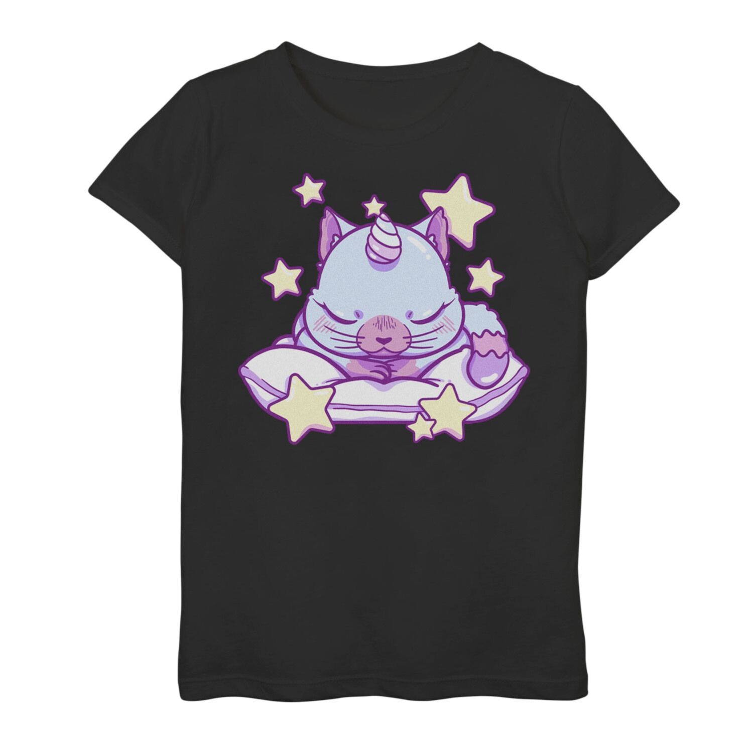 

Футболка с рисунком «Caticorn Pillow Nap Stars» для девочек 7–16 лет Licensed Character
