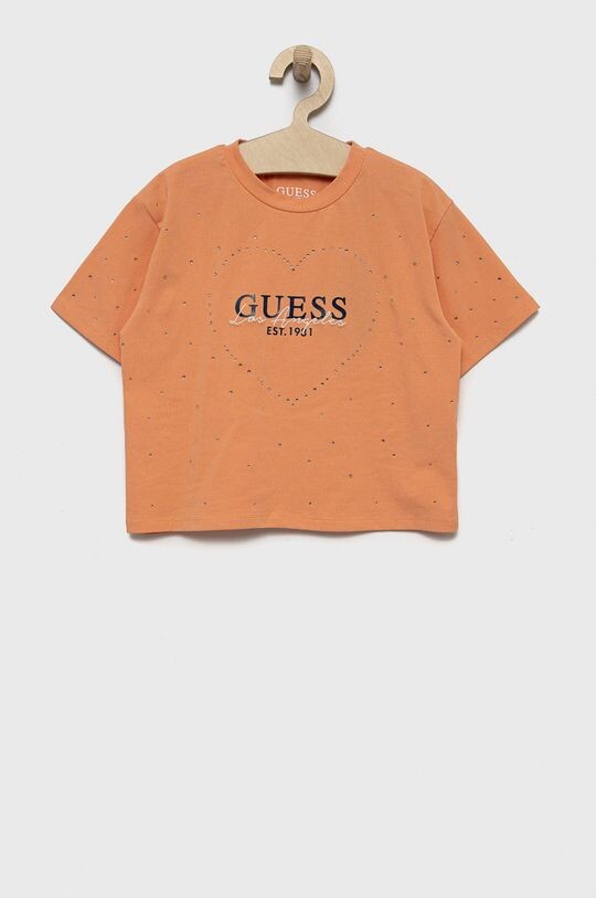 

Детская футболка Guess, оранжевый