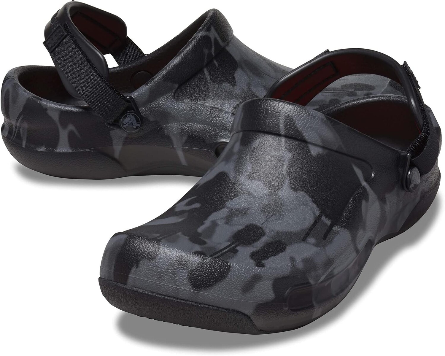 

Сабо Work Bistro Pro LiteRide Clog Crocs, цвет Multi/Black Camo
