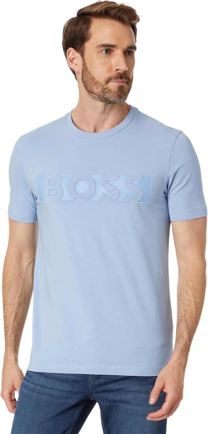 

Рубашка с коротким рукавом Tee 4 BOSS, цвет Open Blue