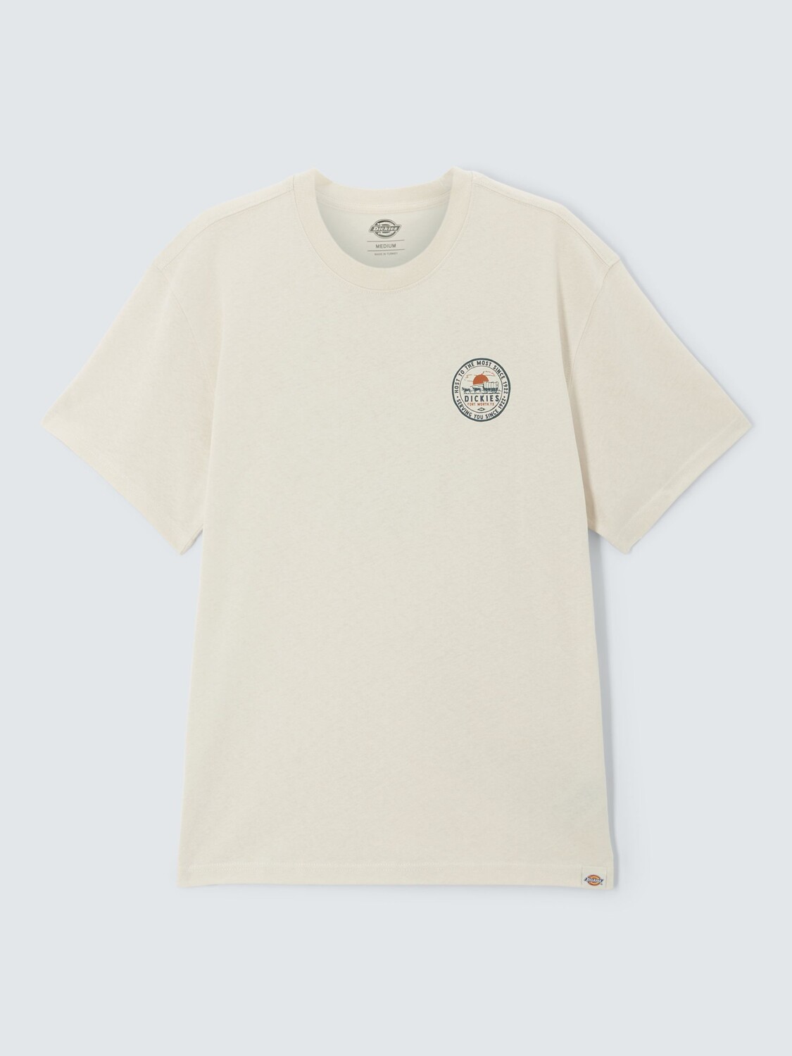 

Хлопковая футболка Greensburg Dickies, уайтшапка серая, Серый