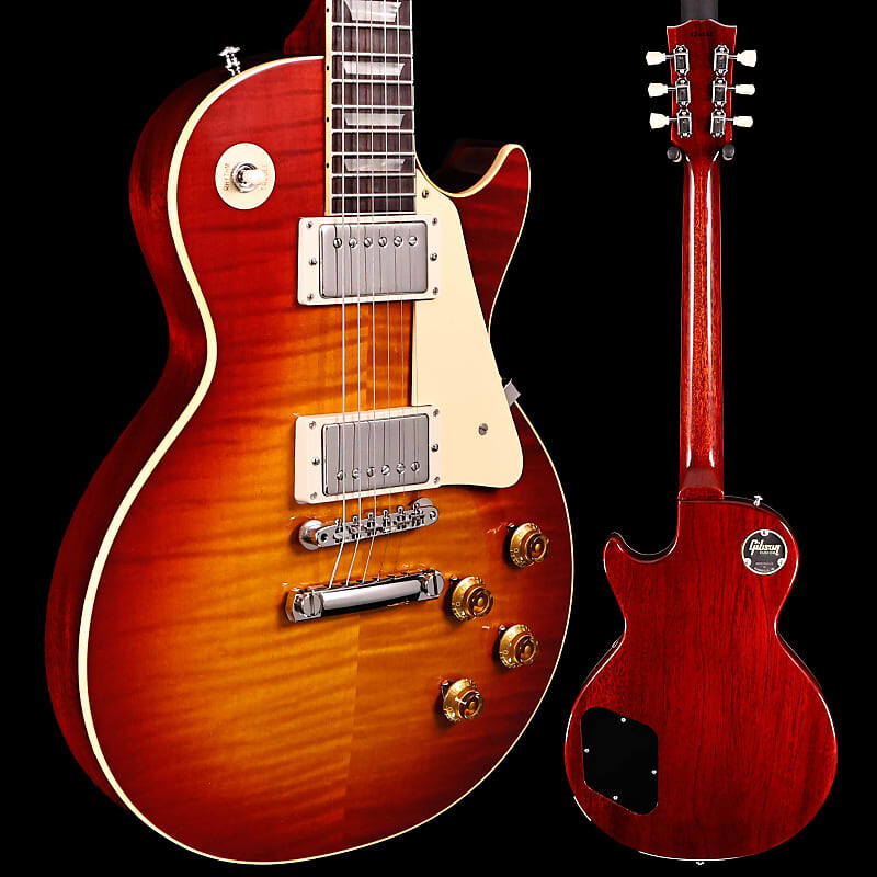 

Электрогитара Gibson Custom 59' Les Paul Standard, HAND SELECTED TOP Factory Burst Gloss 8lbs 10.2oz