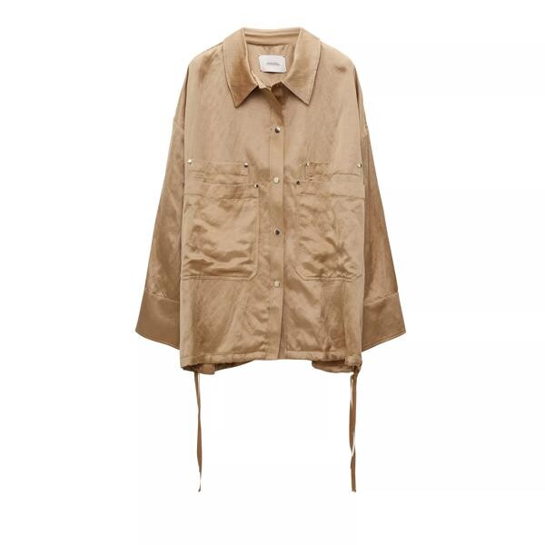 

Куртка slouchy coolness jacke 741 warm beige Dorothee Schumacher, мультиколор