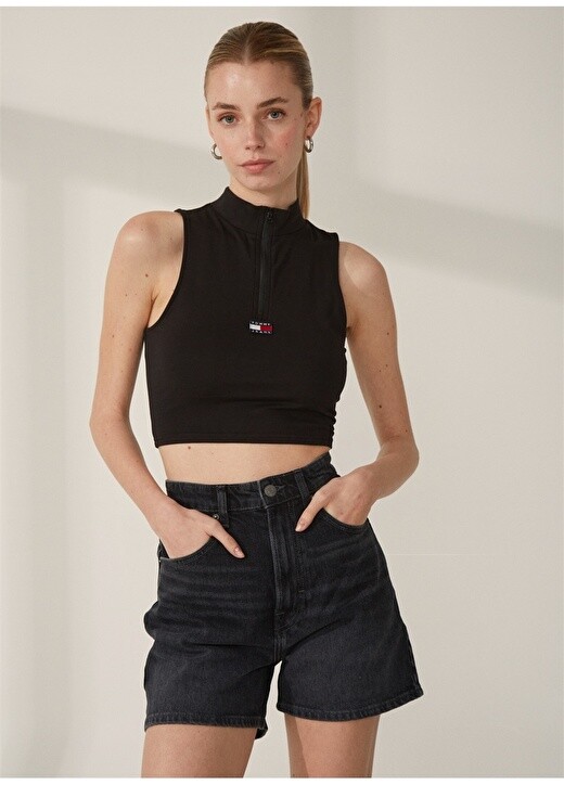 

Черная женская футболка Tommy Jeans, Черный