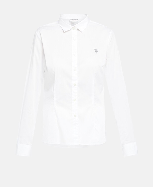 

Деловая блузка U.S. Polo Assn., цвет Wool White