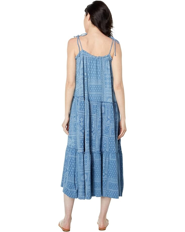 

Платье Lucky Brand Tiered Cami Maxi Dress, цвет Indigo Multi
