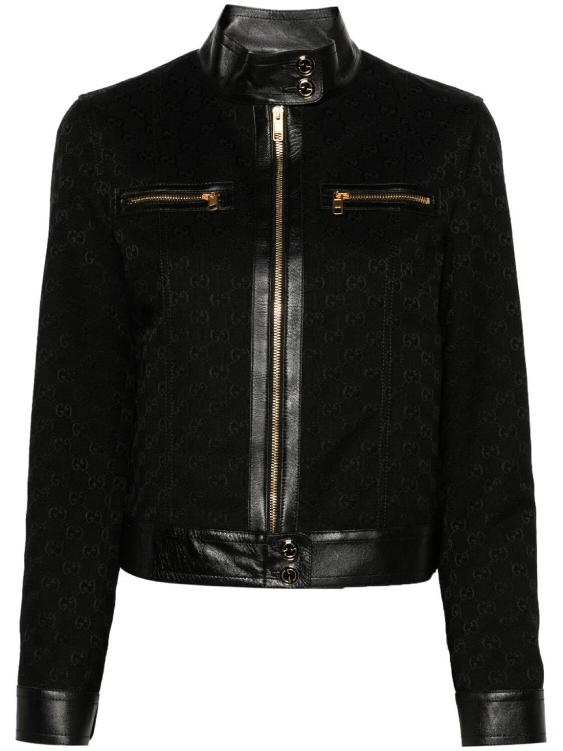 

Gucci куртка из канваса с логотипом GG, черный