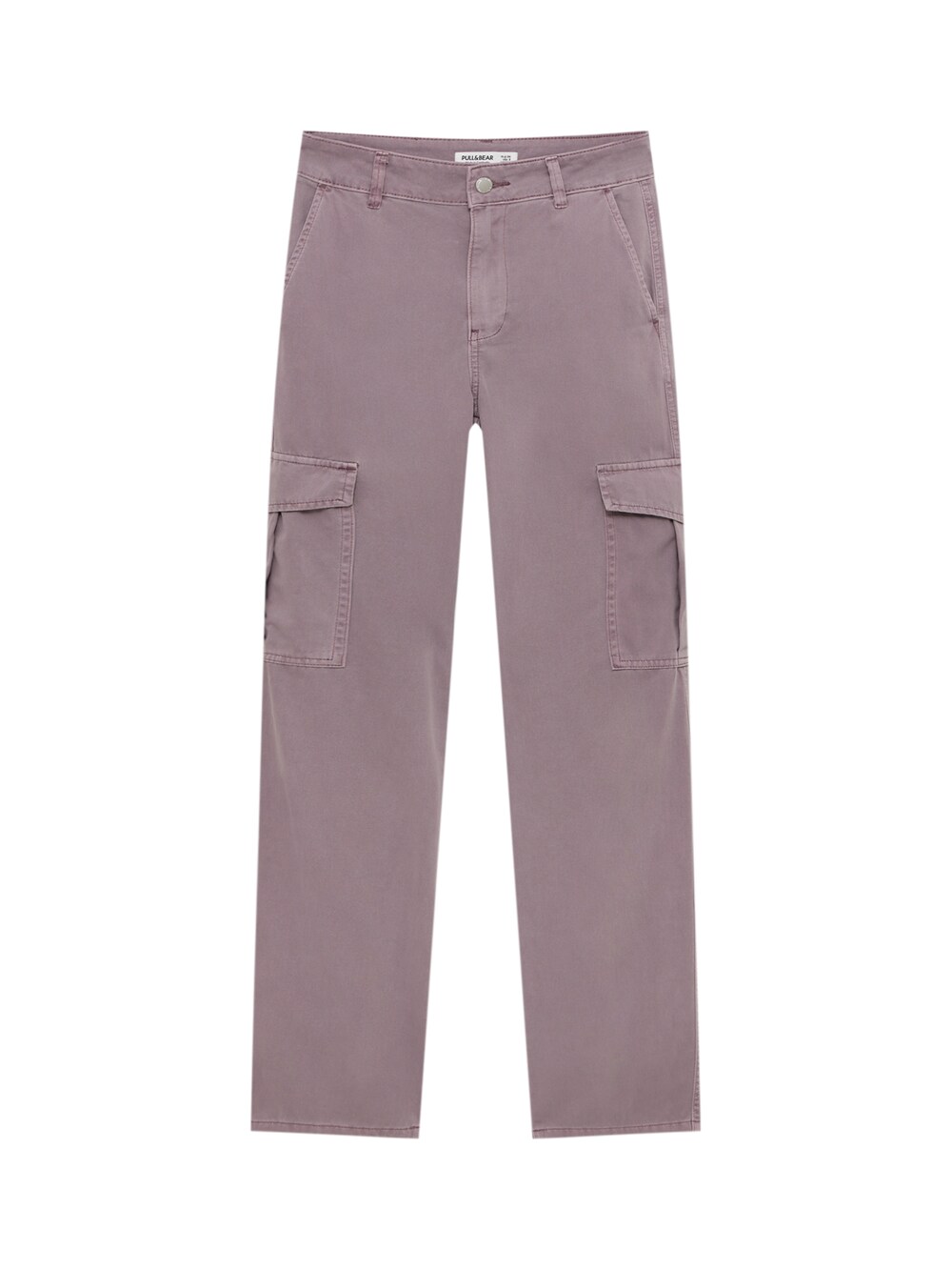 Широкие джинсы-карго Pull&Bear, фиолетовый широкие джинсы карго pull